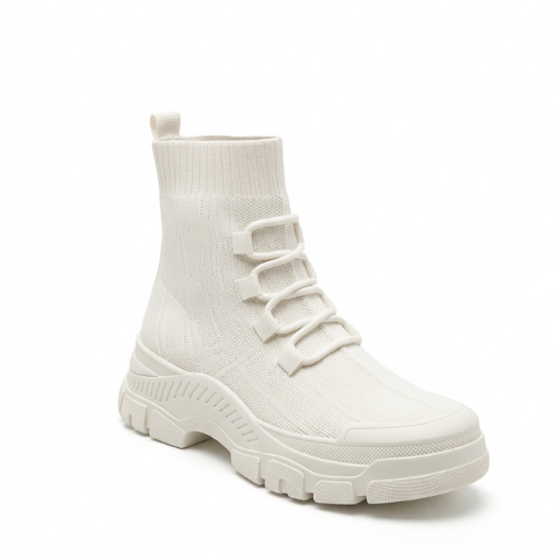 Bottines montantes stretch à semelle épaisse Importées d’Espagne 🇪🇸