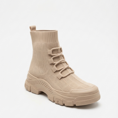 Bottines montantes stretch à semelle épaisse Importées d’Espagne 🇪🇸