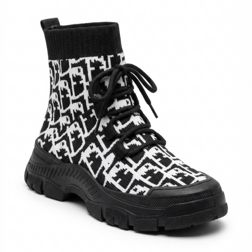 Bottines montantes stretch à semelle épaisse Importées d’Espagne 🇪🇸