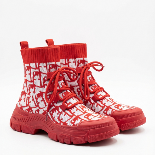 Bottines montantes stretch à semelle épaisse Importées d’Espagne 🇪🇸