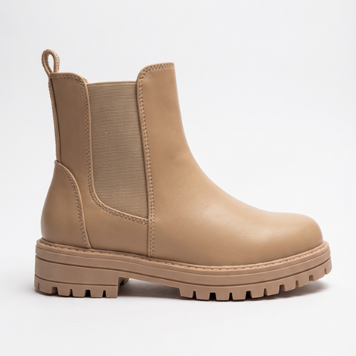 Bottines Chelsea Beige – Importées d’Espagne