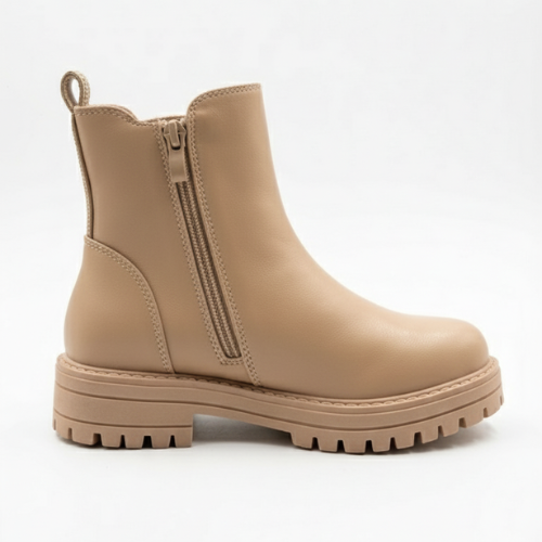 Bottines Chelsea Beige – Importées d’Espagne